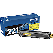 Brother Genuine TN221Y Yellow Toner Cartridge