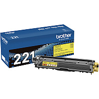 Brother Genuine TN221Y Yellow Toner Cartridge