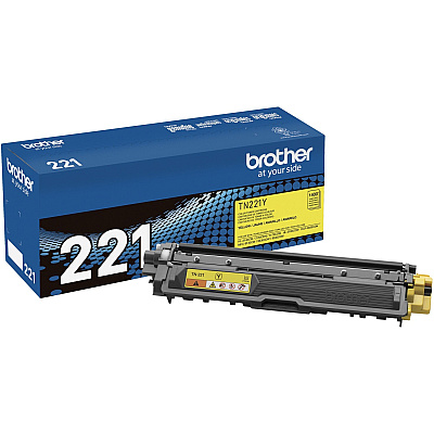 Brother Genuine TN221Y Yellow Toner Cartridge