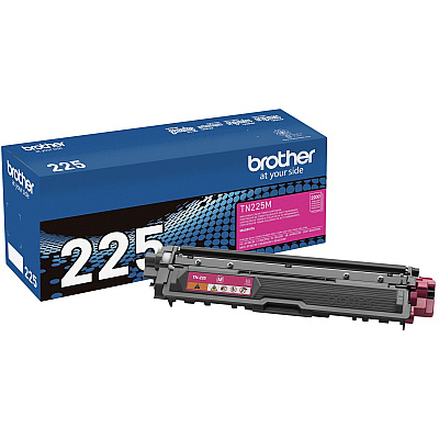 Brother Genuine TN225M High Yield Magenta Toner Cartridge