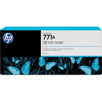 HP 771A 775-ml Photo Black DesignJet Ink Cartridge (B6Y21A)