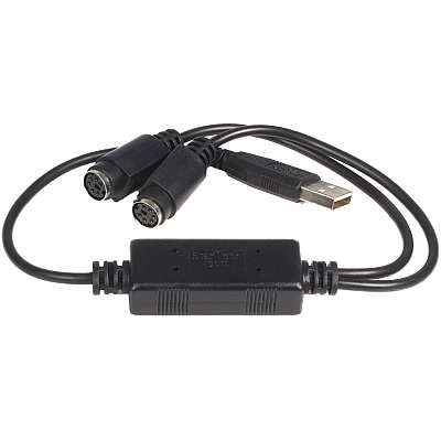 StarTech Usb To Ps/2 Adapter - Keyboard And Mouse (USBPS2PC)