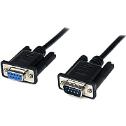StarTech 1m Black Db9 Rs232 Null Modem Cable F/m (SCNM9FM1MBK)