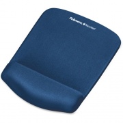 Fellowes PlushTouch Mouse Pad Wrist Rest with Microban - Blue (9287301)