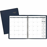 AT-A-GLANCE Monthly Planner, 11 x 9, Navy Cover, 15-Month: Jan 2026 to Mar 2027 (7026020)
