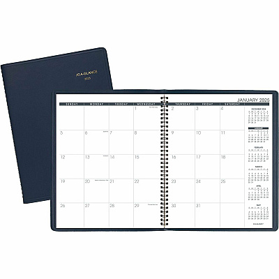 AT-A-GLANCE Monthly Planner, 11 x 9, Navy Cover, 15-Month: Jan 2026 to Mar 2027 (7026020)