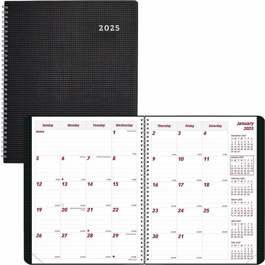 Brownline Monthly Planner (CB1200VBLK)