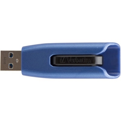 Verbatim 64GB Store 'n' Go V3 Max USB 3.0 Flash Drive - Blue (49807)