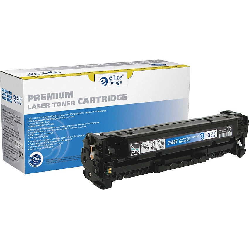Elite Image Remanufactured High Yield Laser Toner Cartridge - Alternative for HP 305X (CE410X) - Black - 1 Each (ELI75807)