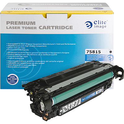 Elite Image Remanufactured Laser Toner Cartridge - Alternative for HP 507A (CE400A) - Black - 1 Each (ELI75815)