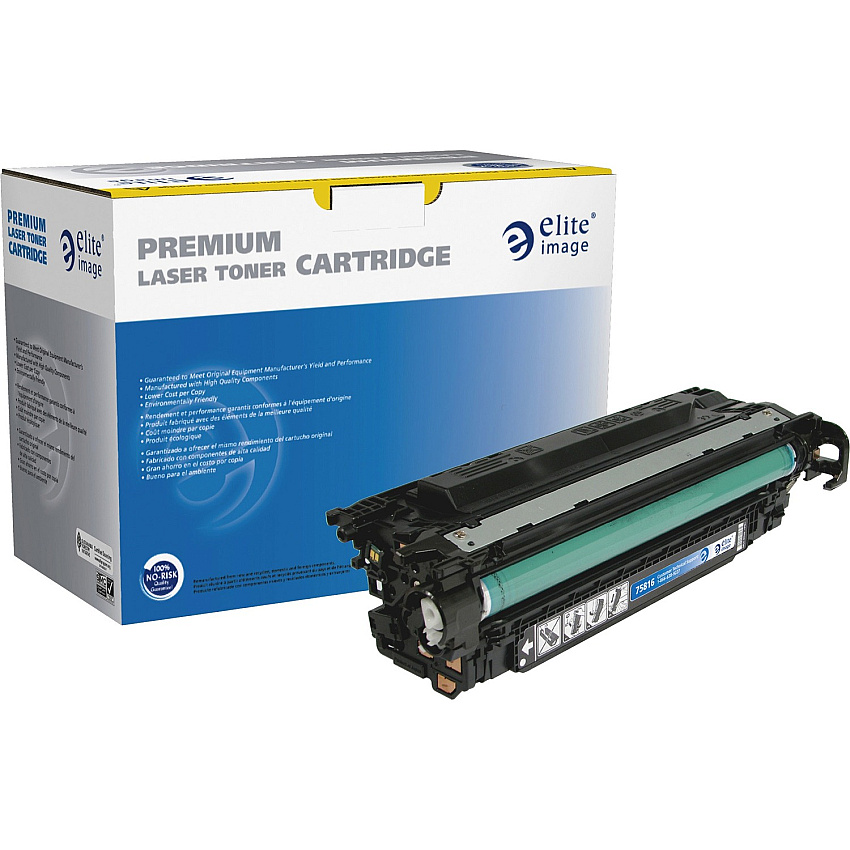 Elite Image Remanufactured High Yield Laser Toner Cartridge - Alternative for HP 507X (CE400X) - Black - 1 Each (ELI75816)
