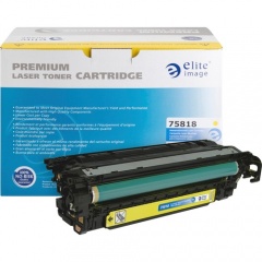 Elite Image Remanufactured Laser Toner Cartridge - Alternative for HP 507A (CE402A) - Yellow - 1 Each (75818)