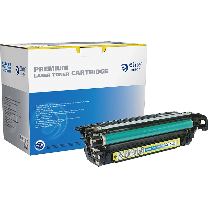 Elite Image Remanufactured Laser Toner Cartridge - Alternative for HP 646A (CF032A) - Yellow - 1 Each (ELI75865)