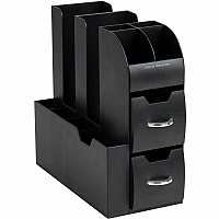 Mind Reader EMS Mind Compact All In One Coffee Pod Caddy (EMSCAD01BLK)