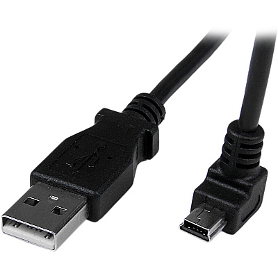 StarTech 2m Usb To Down Angle Mini Usb Cable (USBAMB2MD)