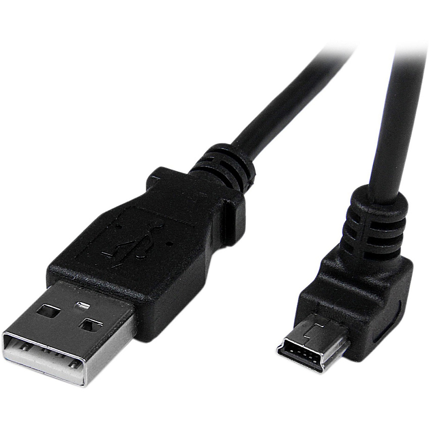 StarTech 2m Usb To Down Angle Mini Usb Cable (USBAMB2MD)