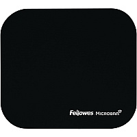 Fellowes Microban Mouse Pad - Black (FEL5933901)