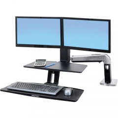 Ergotron 2439226 WorkFit-A Dual Monitor Stand (24392026)