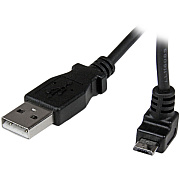 StarTech 1m Usb To Up Angle Micro Usb Cable (USBAUB1MU)