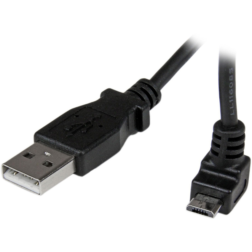 StarTech 1m Usb To Up Angle Micro Usb Cable (USBAUB1MU)