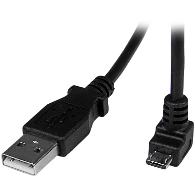 StarTech 2m Usb To Down Angle Micro Usb Cable (USBAUB2MD)