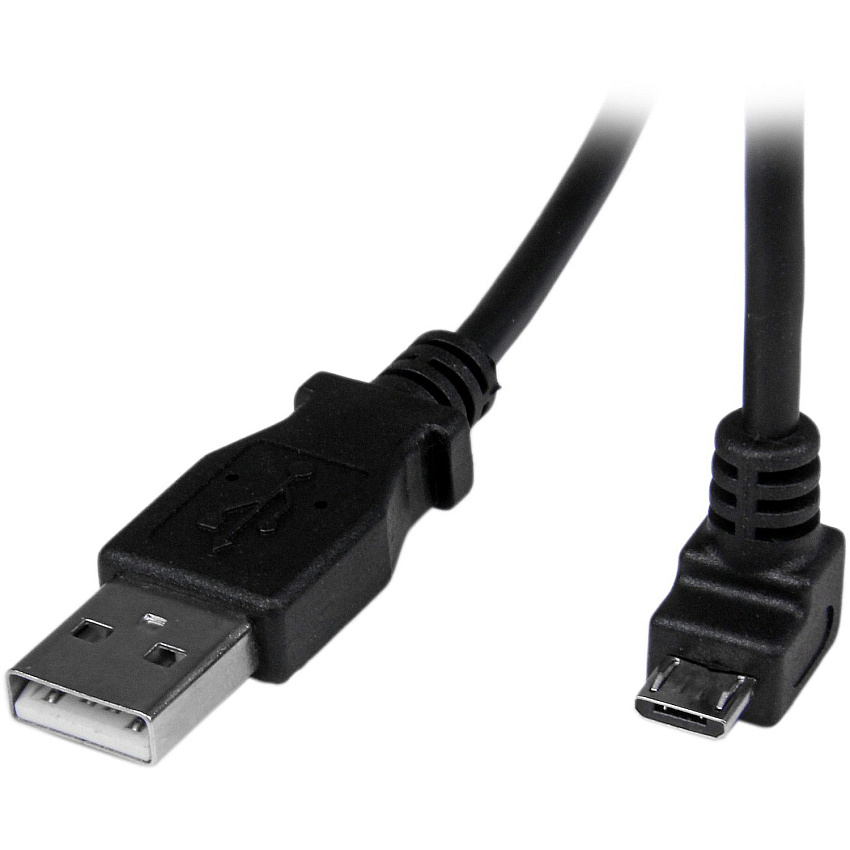 StarTech 2m Usb To Down Angle Micro Usb Cable (USBAUB2MD)
