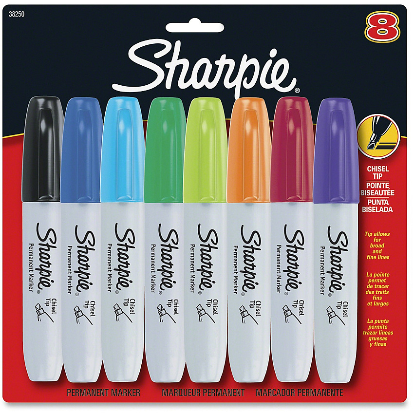 Sharpie Chisel Tip Permanent Marker (SAN38250PP)