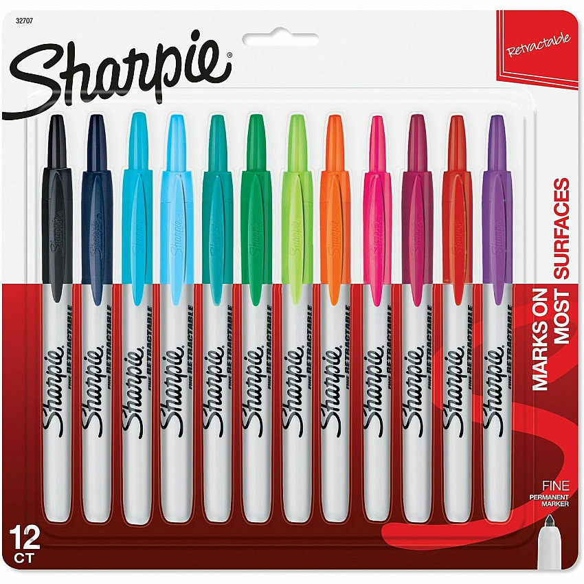 Sharpie Retractable Fine Point Permanent Marker (SAN32707)