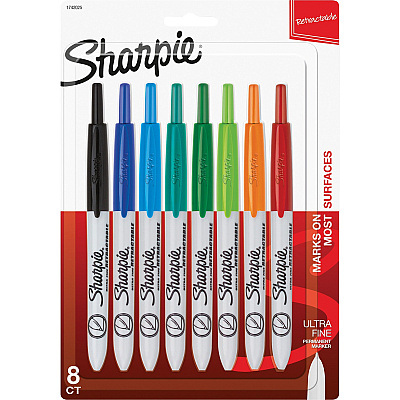 Sharpie Retractable Ultra Fine Point Permanent Marker (SAN1742025)