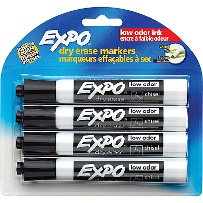 EXPO Dry Erase Chisel Tip Markers (SAN80661)