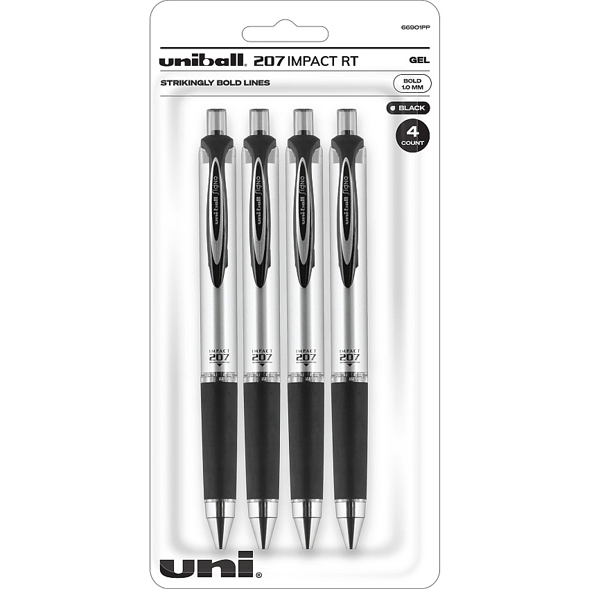 uniball 207 Impact RT Gel Pen (UBC66901PP)