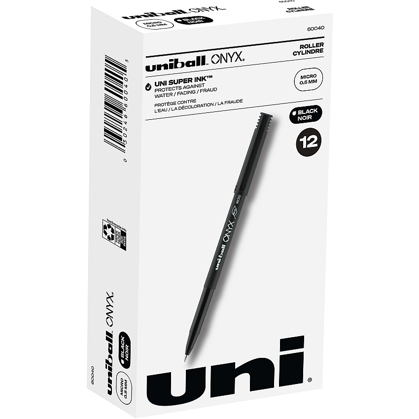 uniball Onyx Rollerball Pens (UBC60040)