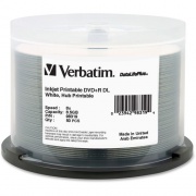 Verbatim DataLifePlus DVD Recordable Media - DVD+R DL - 8x - 8.50 GB - 50 Pack Spindle (98319)