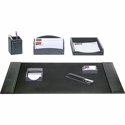 Dacasso Embossed Leather Desk Set (D2204)