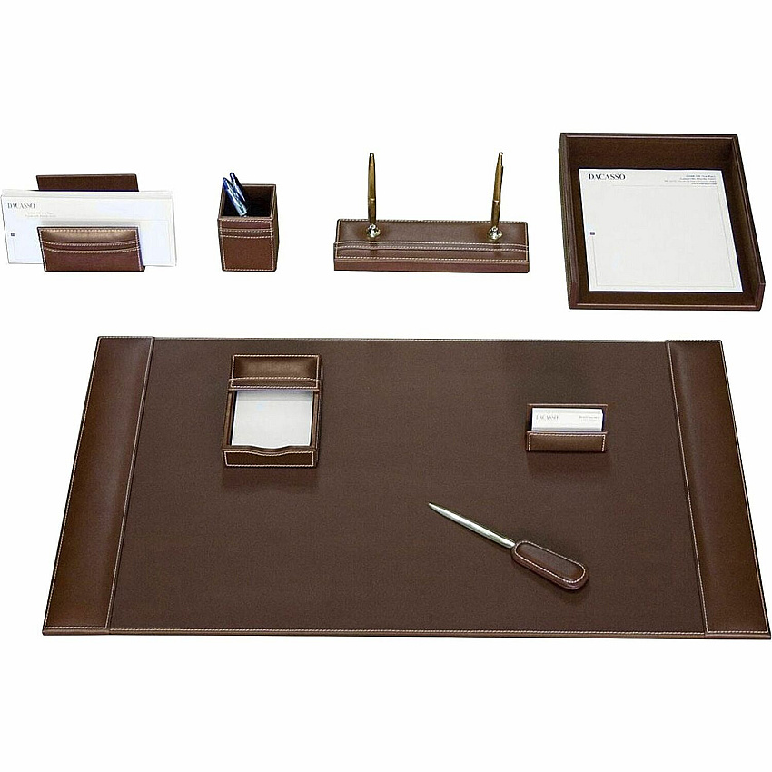 Dacasso Rustic Leather Desk Set (D3212)
