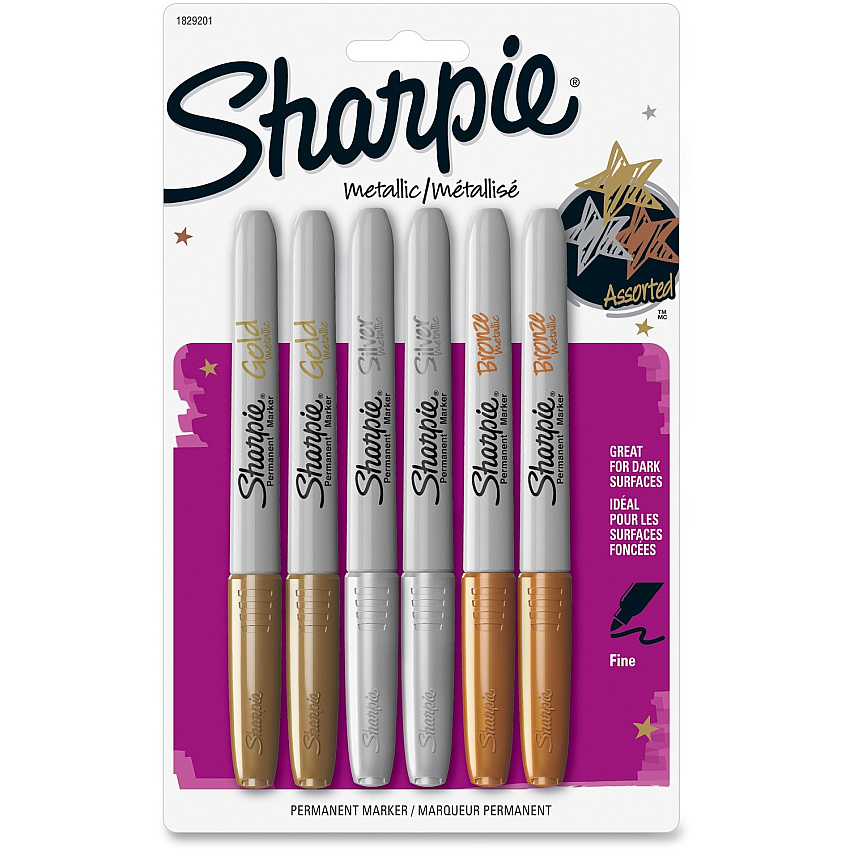Sharpie Metallic Permanent Markers (SAN1829201)