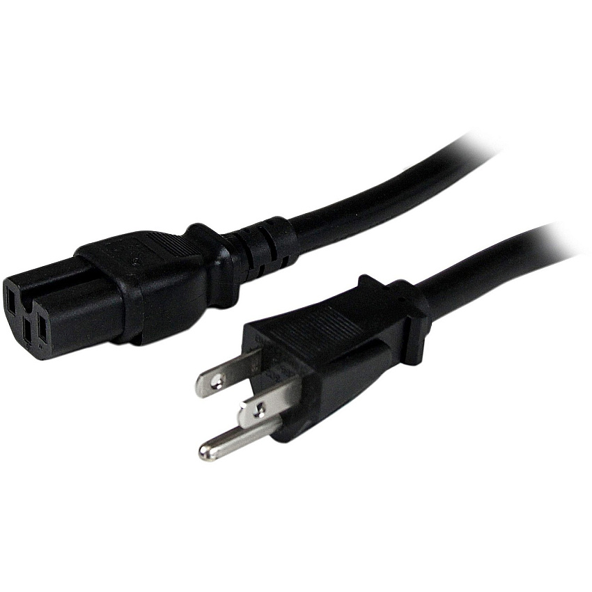 StarTech 4ft Heavy Duty Power Cord Nema 5-15p/c15 (PXT515C154)
