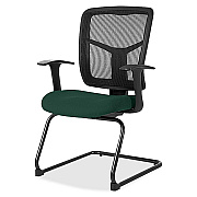 Lorell ErgoMesh Series Mesh Back Guest Chair with Arms (8620250)