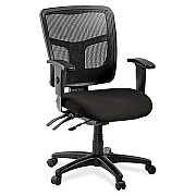 Lorell ErgoMesh Series Managerial Mesh Mid-Back Chair (8620163)