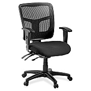 Lorell ErgoMesh Series Managerial Mesh Mid-Back Chair (8620135)