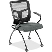 Lorell Mesh Back Nesting Training/Guest Chairs (8437432)