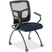 Lorell Mesh Back Nesting Training/Guest Chairs (8437443)