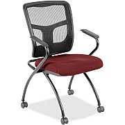Lorell Mesh Back Nesting Training/Guest Chairs (8437431)