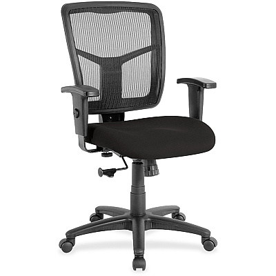 Lorell Ergomesh Managerial Mesh Mid-back Chair (8620963)