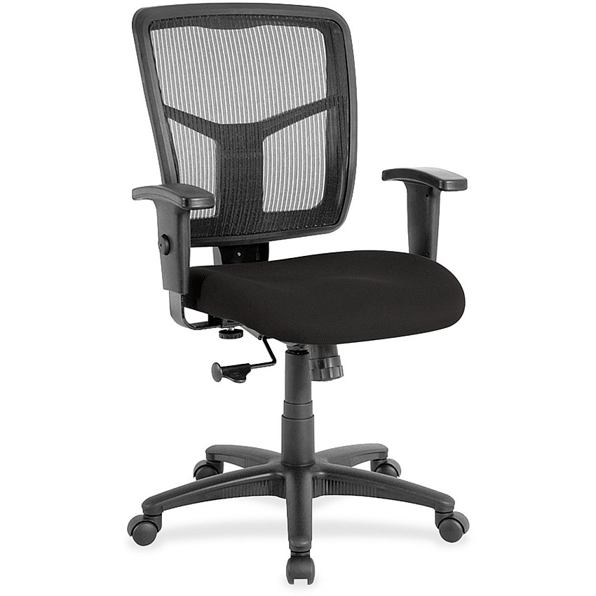 Lorell Ergomesh Managerial Mesh Mid-back Chair (8620963)