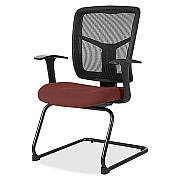 Lorell ErgoMesh Series Mesh Back Guest Chair with Arms (8620226)