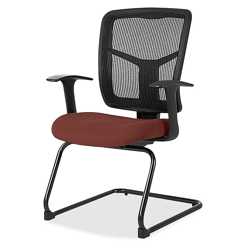 Lorell ErgoMesh Series Mesh Back Guest Chair with Arms (8620226)