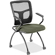 Lorell Mesh Back Nesting Training/Guest Chairs (8437485)