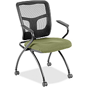 Lorell Mesh Back Nesting Training/Guest Chairs (8437448)