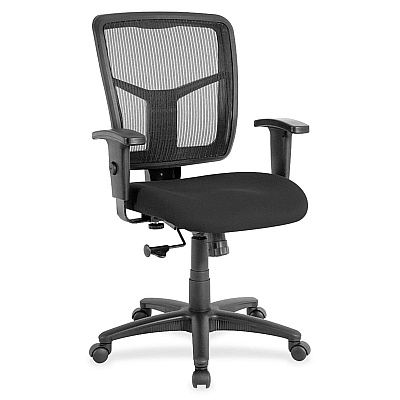 Lorell Ergomesh Managerial Mesh Mid-back Chair (8620935)